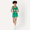 Amazon Essentials Women’s Tennis Skirt with Built-in Shorts(Emerald Green)