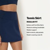 Amazon Essentials Women’s Tennis Skirt with Built-in Shorts(Navy)