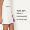 Amazon Essentials Women’s Tennis Skirt with Built-in Shorts(White)