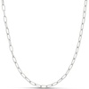 Amazon Essentials 14K Gold Plated Paperclip Chain Necklace(Silver)