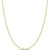 Amazon Essentials 14K Gold Plated Paperclip Chain Necklace(Yellow Gold)