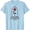Amazon Essentials Boys’ Princess Belle Beauty and the Beast Quote T-Shirt, White, Small(Baby Blue)