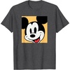 Amazon Essentials Disney Mickey Boxed Portrait T-Shirt(Dark Heather Grey)