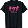 Amazon Essentials Men’s Minnie Silhouette Trio T-Shirt, Black, Small(Black)