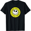 Amazon Essentials Men’s Nightmare Before Christmas Jack Circle Rad To The Bone T-Shirt, Black Graphic Print, Small(Black)