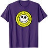 Amazon Essentials Men’s Nightmare Before Christmas Jack Circle Rad To The Bone T-Shirt, Black Graphic Print, Small(Purple)