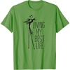 Amazon Essentials Men’s Nightmare Before Christmas Jack Living My Best Life Graphic T-Shirt, White, Small(Grass Green)