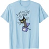 Amazon Essentials Men’s Nightmare Before Christmas Purr-fectly Spooky Cat in the Box T-Shirt, White Graphic Print, Small(Baby Blue)