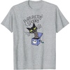 Amazon Essentials Men’s Nightmare Before Christmas Purr-fectly Spooky Cat in the Box T-Shirt, White Graphic Print, Small(Heather Grey)