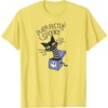 Amazon Essentials Men’s Nightmare Before Christmas Purr-fectly Spooky Cat in the Box T-Shirt, White Graphic Print, Small(Lemon Yellow)
