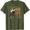 Amazon Essentials Men’s Villains Ursula Halloween Tricks and Spells T-Shirt, Grey, Small(Olive Green)