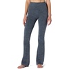 Amazon Essentials Women’s Active FormFlex Buttery Soft Flared Leggings, High Waist Bootcut Yoga Pants, 31.5″ Inseam(Space Dye Slate)