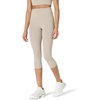 Amazon Essentials Women’s Active FormFlex Buttery Soft High Waist Capri Yoga Workout Leggings(Taupe)