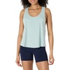 Amazon Essentials Women’s Active Soft Cotton Modal Yoga Workout Racerback Tank Top, Relaxed-Fit(Light Blue)