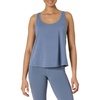 Amazon Essentials Women’s Active Soft Cotton Modal Yoga Workout Racerback Tank Top, Relaxed-Fit(Slate Grey)