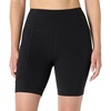 Amazon Essentials Women’s Active Total Train High Waist 7″ Gym Workout Biker Shorts with Pockets(Black)