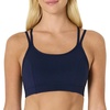 Amazon Essentials Women’s Active Total Train Medium Support Sports Bra with Strappy Back(Navy)