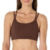 Amazon Essentials Women’s Active Total Train Medium Support Sports Bra with Strappy Back(Rich Hazel)
