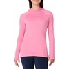 Amazon Essentials Women’s Athletic Soft Performance Lightweight Long Sleeve Pullover Hoodie Workout Top(Space Dye Pink)