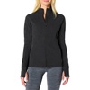 Amazon Essentials Women’s Athletic Soft Performance Lightweight Zip Up Workout Running Jacket(Space Dye Black)
