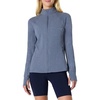 Amazon Essentials Women’s Athletic Soft Performance Lightweight Zip Up Workout Running Jacket(Space Dye Slate)