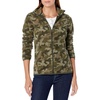 Amazon Essentials Women’s Classic-Fit Full-Zip Polar Soft Fleece Jacket, Outerwear Coat with Cuffs (Available in Plus Size)(Green Camo)