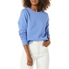 Amazon Essentials Women’s Fleece Crewneck Long Sleeve Pullover Sweatshirt (Available in Plus Size)(Blue)