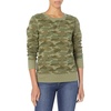 Amazon Essentials Women’s Fleece Crewneck Long Sleeve Pullover Sweatshirt (Available in Plus Size)(Green Camo)