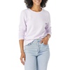 Amazon Essentials Women’s Fleece Crewneck Long Sleeve Pullover Sweatshirt (Available in Plus Size)(Lilac)