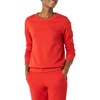 Amazon Essentials Women’s Fleece Crewneck Long Sleeve Pullover Sweatshirt (Available in Plus Size)(Red)