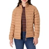 Amazon Essentials Women’s Lightweight Long-Sleeve Water-Resistant Packable Puffer Jacket (Available in Plus Size)(Light Brown)