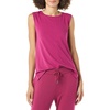 Amazon Essentials Women’s Soft Breathable Cotton Relaxed-Fit Yoga Tank Top for Sports Wear (Available in Plus Size)(Plum)