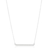 Amazon Essentials Women’s Sterling Silver Horizontal Bar Necklace, 18″