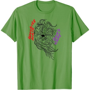 Amazon Essentials Star Wars Chewbacca Wookiee Hair Don’t Care T-Shirt(Grass Green)