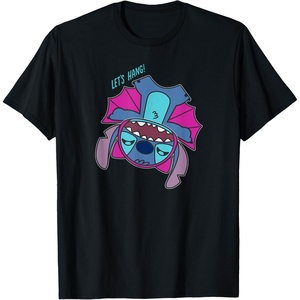 Amazon Essentials Stitch Halloween Bat Costume Let’s Hang T-Shirt(Black)