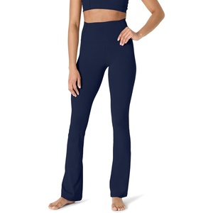 Amazon Essentials Women’s Active FormFlex Buttery Soft Flared Leggings, High Waist Bootcut Yoga Pants, 31.5″ Inseam(Navy)