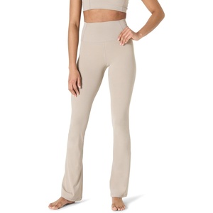 Amazon Essentials Women’s Active FormFlex Buttery Soft Flared Leggings, High Waist Bootcut Yoga Pants, 31.5″ Inseam(Taupe)
