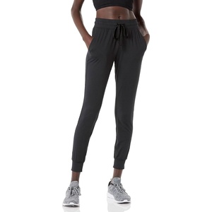 Amazon Essentials Women’s Brushed Tech Stretch Jogger Pant – Discontinued Colors(Black)
