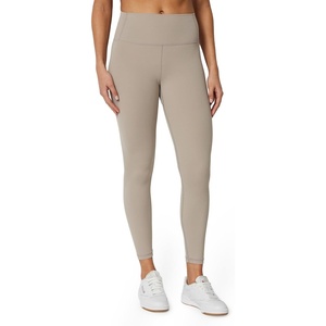 Amazon Essentials Women’s Formflex High Rise Buttery Soft 7/8 Length Yoga Legging with 25″ Inseam(Taupe)