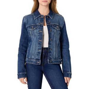 Amazon Essentials Women’s Oversized-Fit Rigid Denim Trucker Jacket(Stone Dark Wash)