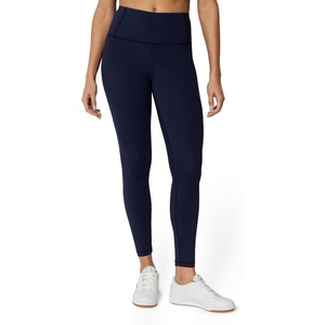 Amazon Essentials Women’s Power Sculpt High Rise 7/8 Workout Length Legging with 25″ Inseam(Navy)