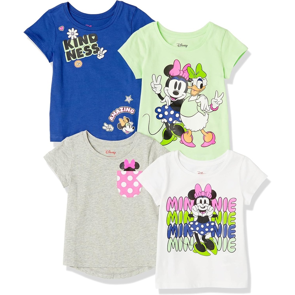 image:imageAmazon Essentials Disney Marvel Star Wars Frozen Princess Girls and Toddlers ShortSleeve TShirts ClothingMinnie Kindness