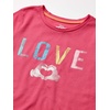 Amazon Essentials Disney | Marvel | Star Wars | Frozen | Princess Girls and Toddlers’ Short-Sleeve T-Shirts Clothing(4-pack Minnie Love)