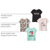 Amazon Essentials Disney | Marvel | Star Wars | Frozen | Princess Girls and Toddlers’ Short-Sleeve T-Shirts Clothing(Black/Green/Pink/Princess Power)