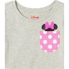 Amazon Essentials Disney | Marvel | Star Wars | Frozen | Princess Girls and Toddlers’ Short-Sleeve T-Shirts Clothing(Minnie Kindness)
