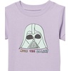 Amazon Essentials Disney | Marvel | Star Wars | Princess Girls and Toddlers’ Snug-Fit Cotton Pajamas Set, Pack of 3(3-piece Star Wars Purple Rule the Galaxy Set)