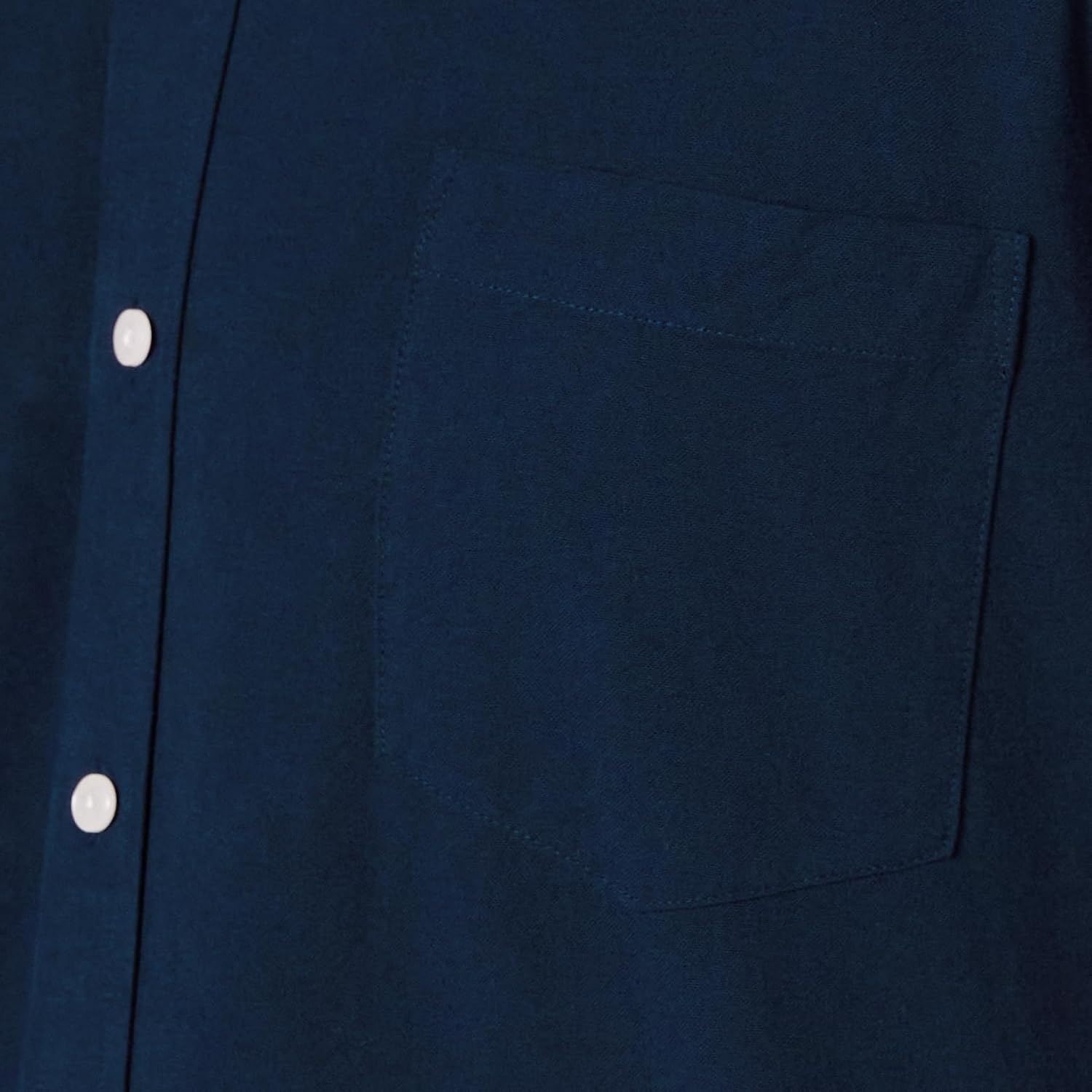 image:imageAmazon Essentials Mens ShortSleeve Oxford Shirt with Pocket Navy XLarge