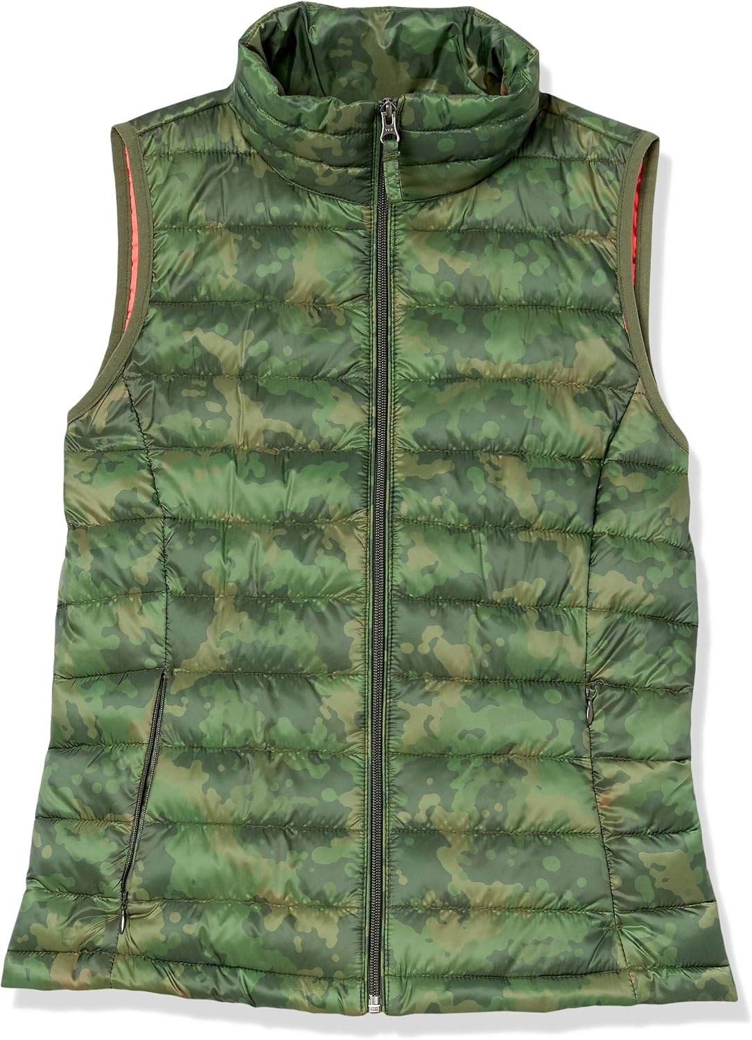 image:imageAmazon Essentials Womens Lightweight WaterResistant Packable Puffer VestGreen Camo