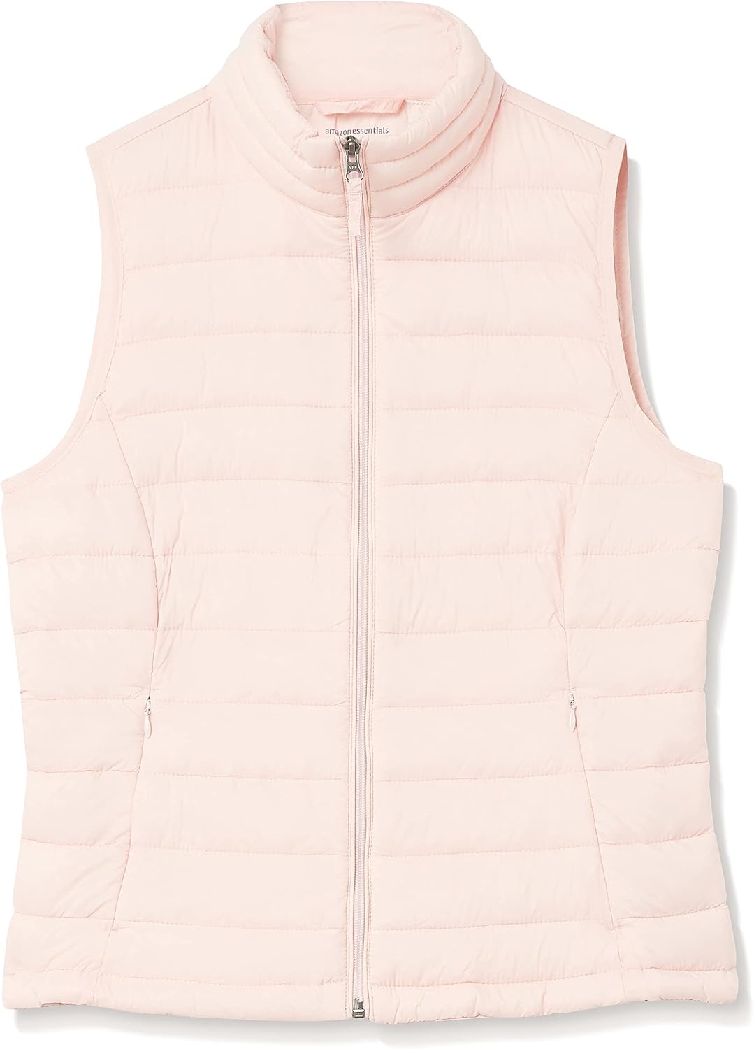 image:imageAmazon Essentials Womens Lightweight WaterResistant Packable Puffer VestLight Pink