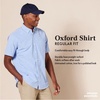 Amazon Essentials Men’s Short-Sleeve Oxford Shirt with Pocket, Navy, X-Large